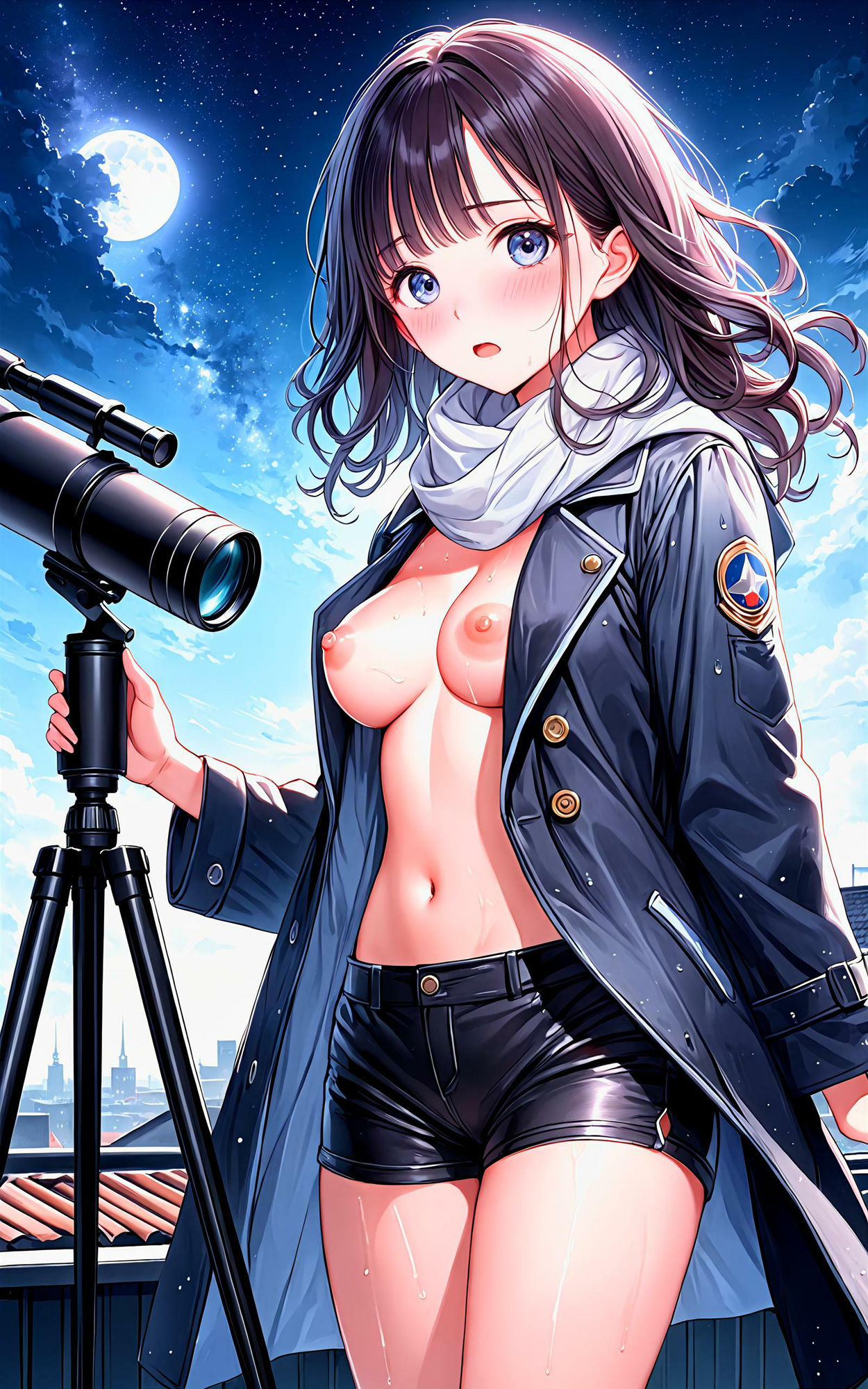 【R-18】エチエチ天体観測部 （上級生） 星空の下でエッチな観測しちゃう先輩とぼく vol.2 - サンプル画像 4