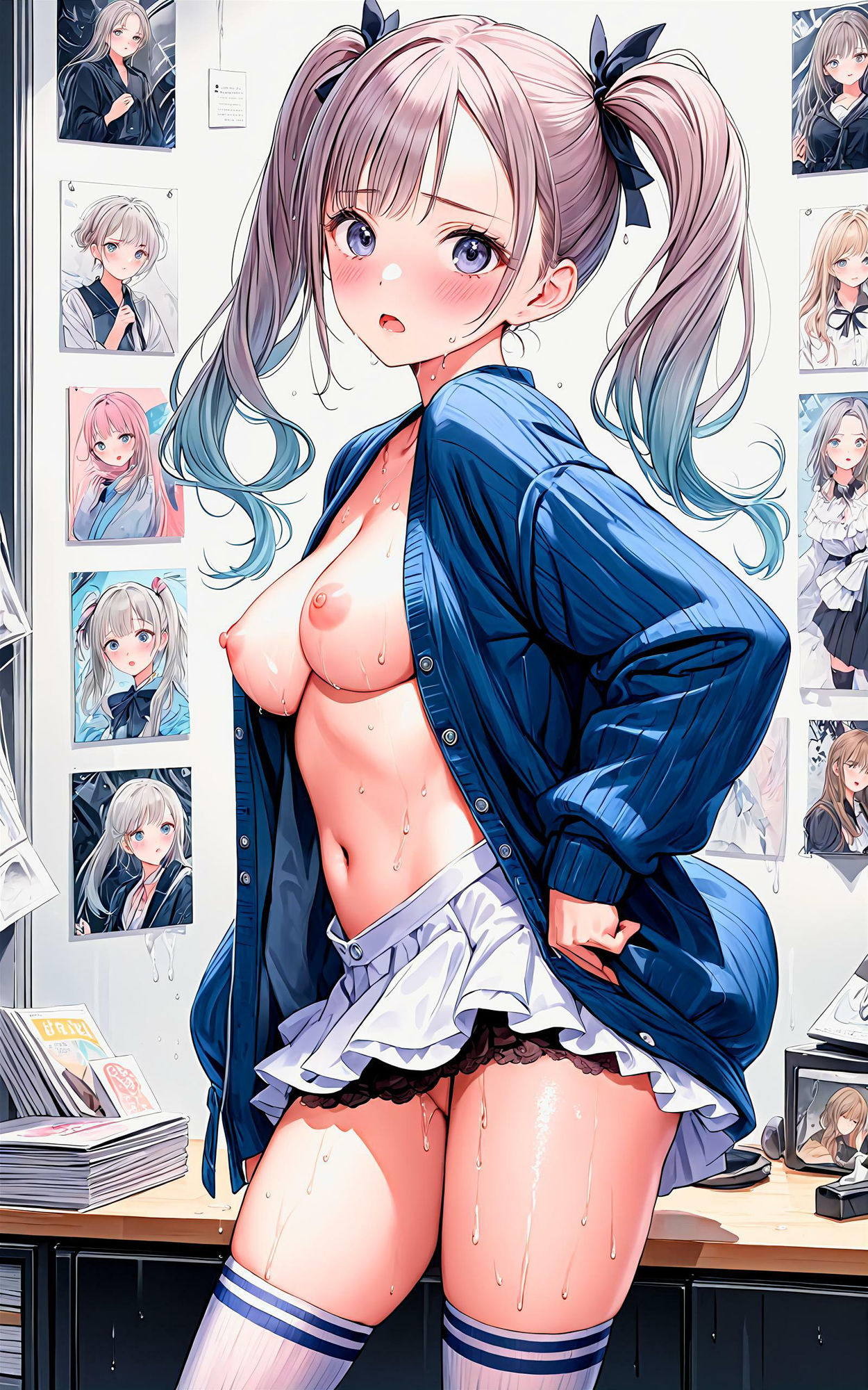【R-18】エチエチ漫画研究部 （上級生） 姫先輩のエチエチ妄想止まらないエチエチシチュエーション vol.2 - サンプル画像 5