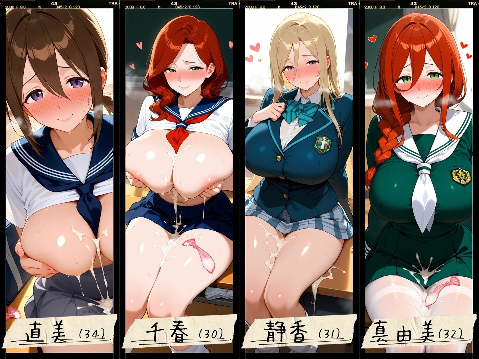 24人の爆乳人妻女子校生服生ハメ_VIP - サンプル画像 2