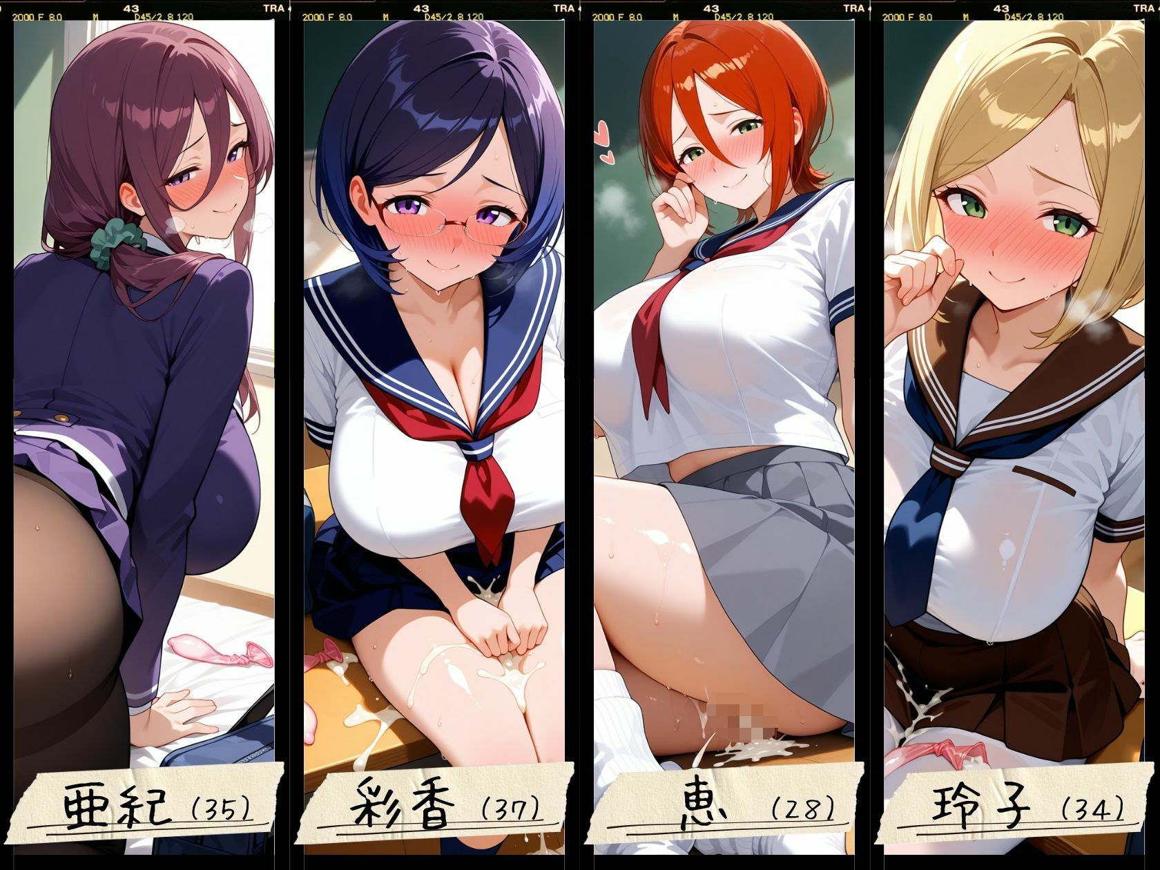 24人の爆乳人妻女子校生服生ハメ_VIP - サンプル画像 4