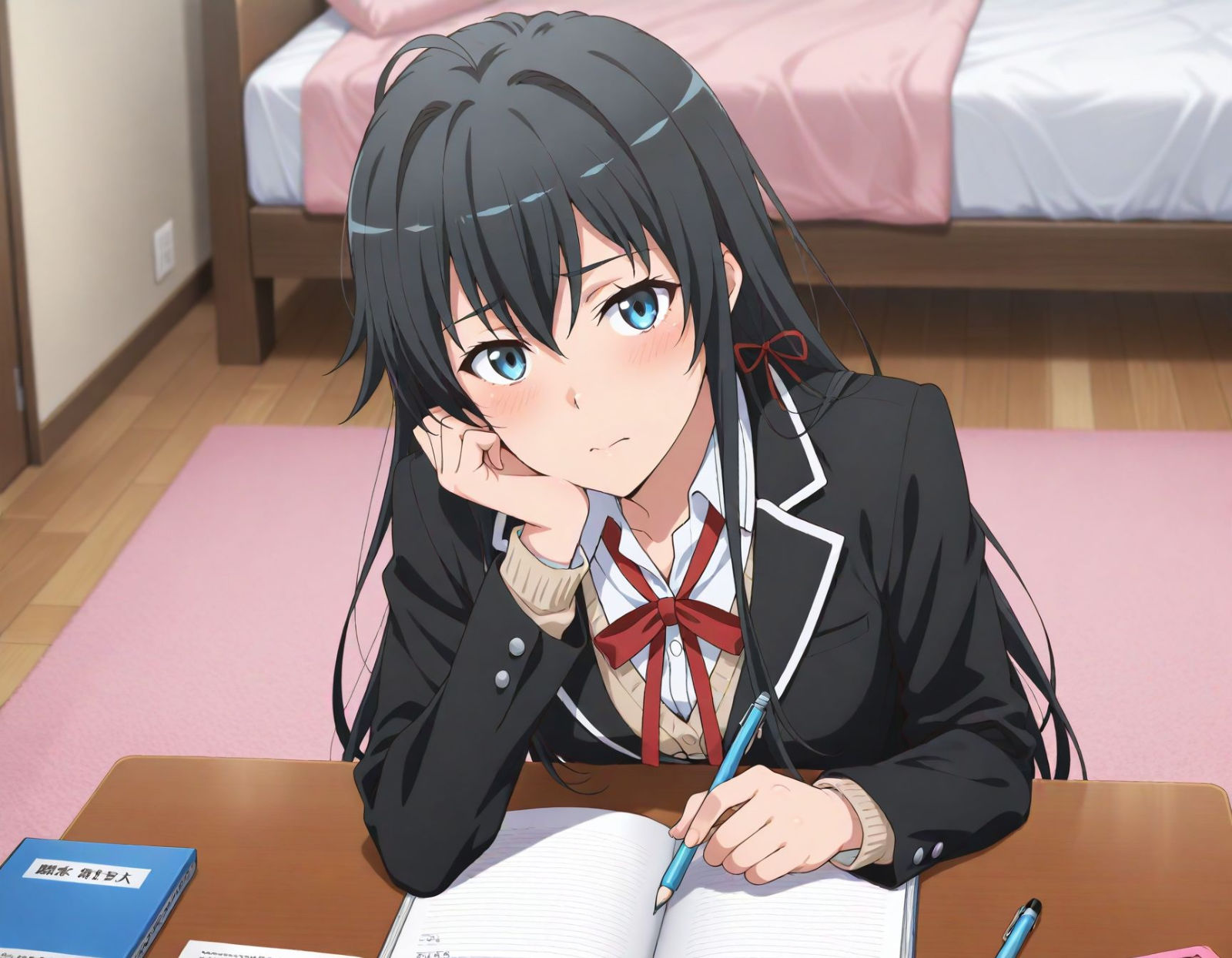 雪ノ下雪乃 自宅＆学校ラブラブえっち - サンプル画像 1