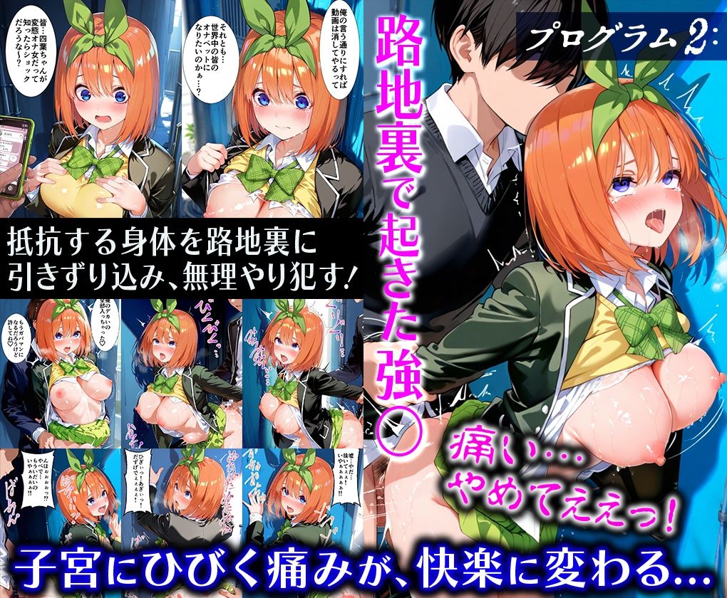 絶対隷属プログラム〜元気な少女が鬼畜凌●に笑顔を失い、涙目で快楽を乞う話〜中野○葉 - サンプル画像 3