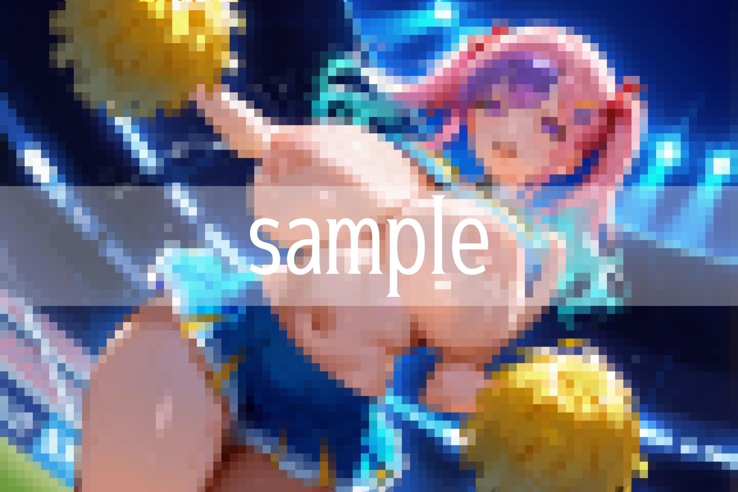 超乳チアの母乳吹き出しHな応援団 - サンプル画像 9