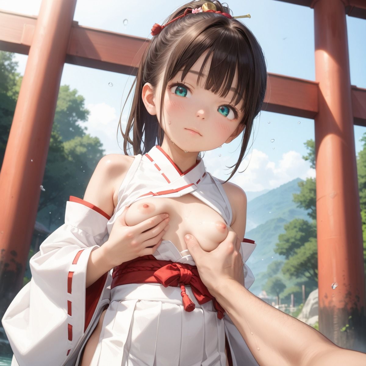 〜皇紀二六八五年〜聖域でロリ巫女さんと合体第十七集 - サンプル画像 4