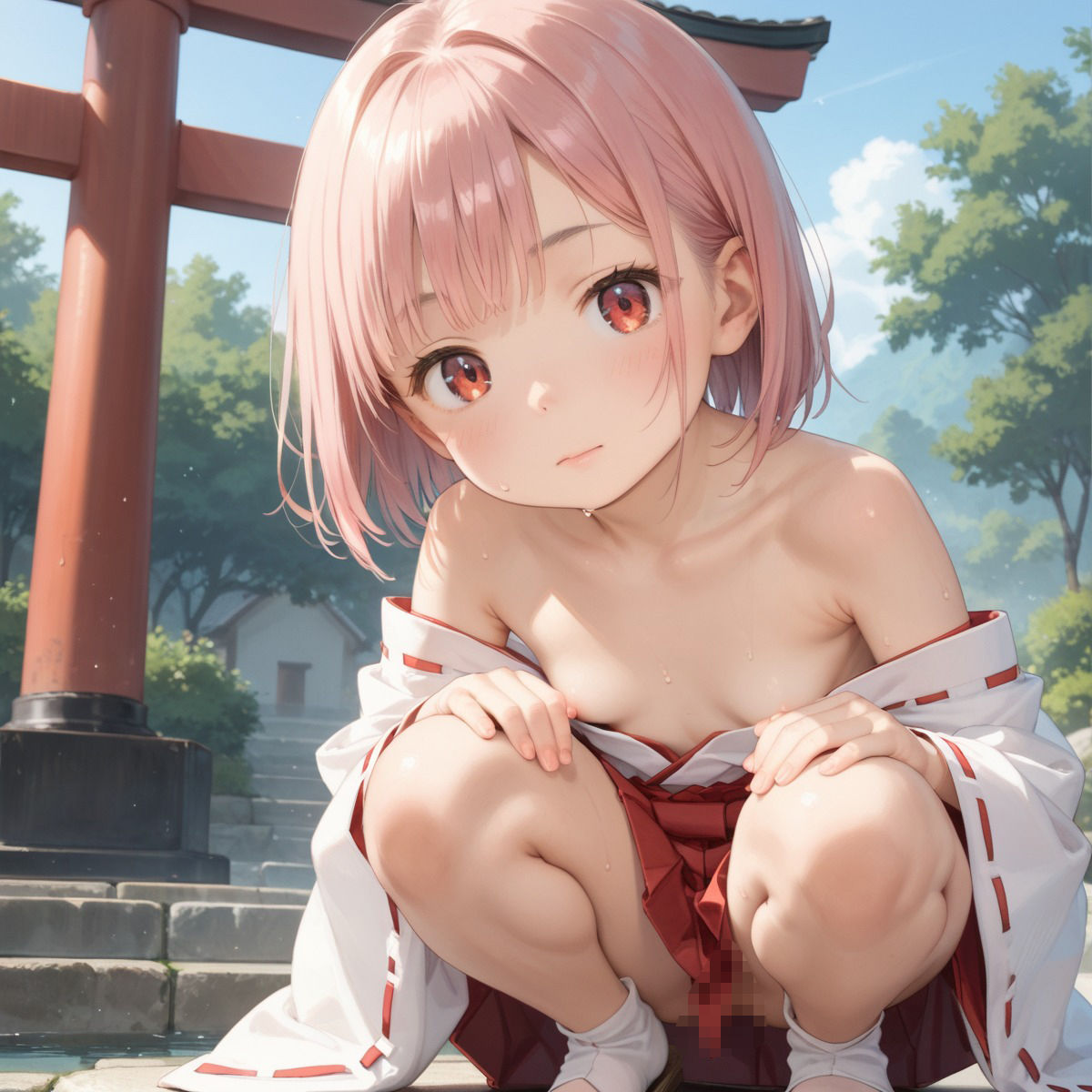 〜皇紀二六八五年〜聖域でロリ巫女さんと合体第十七集 - サンプル画像 5