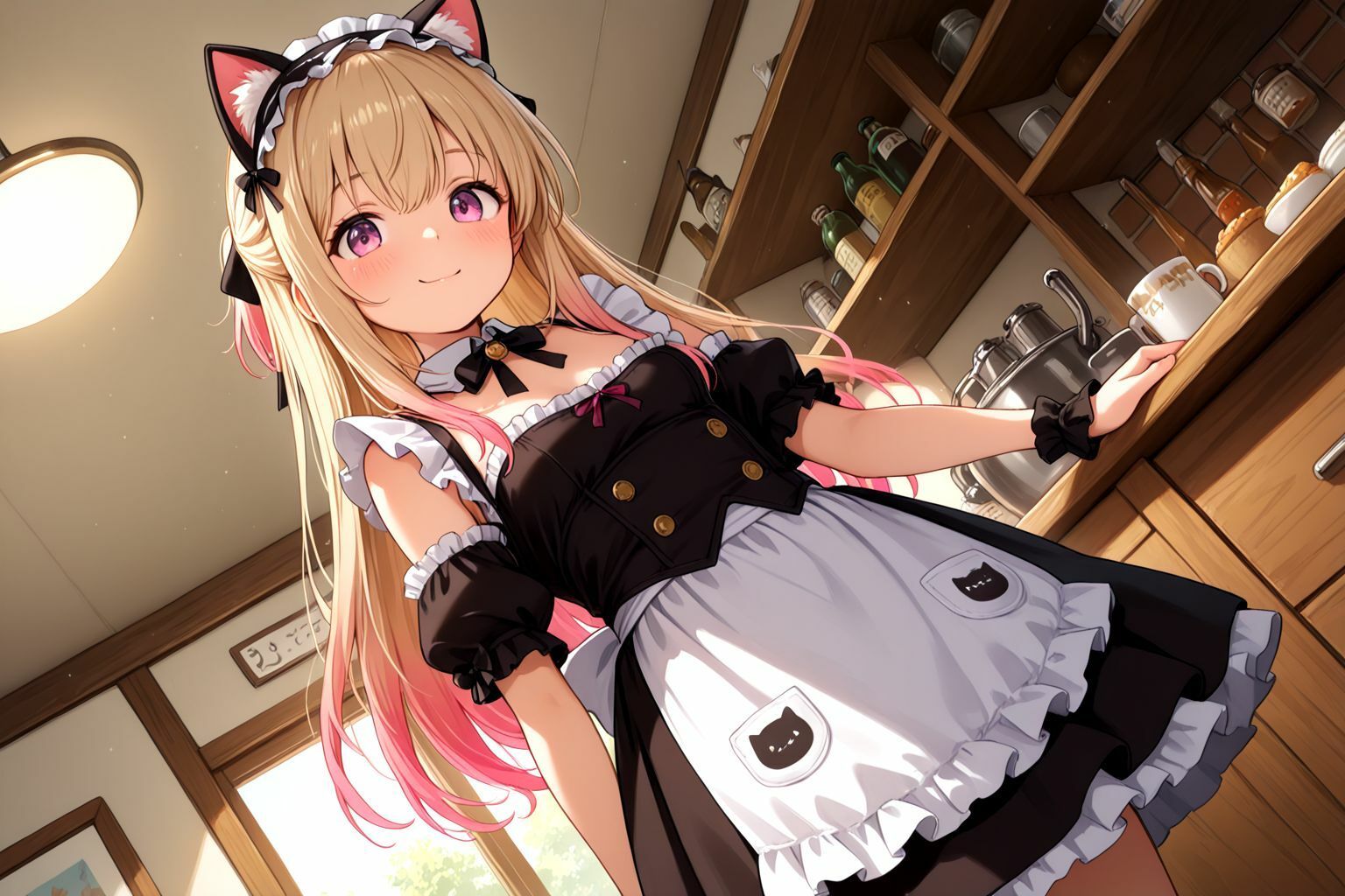 ミックスガールズコレクション ちっぱいネコミミメイド喫茶のえっちな裏オプション - サンプル画像 3