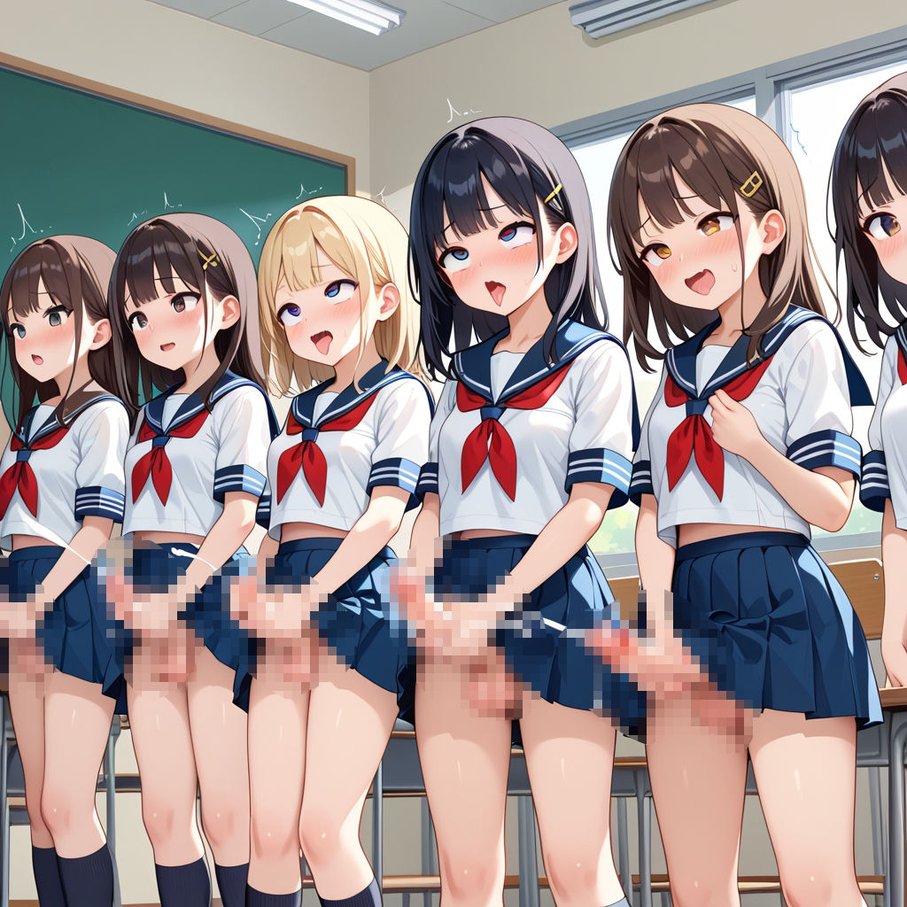 フタナリ女学園の性春事情 - サンプル画像 2