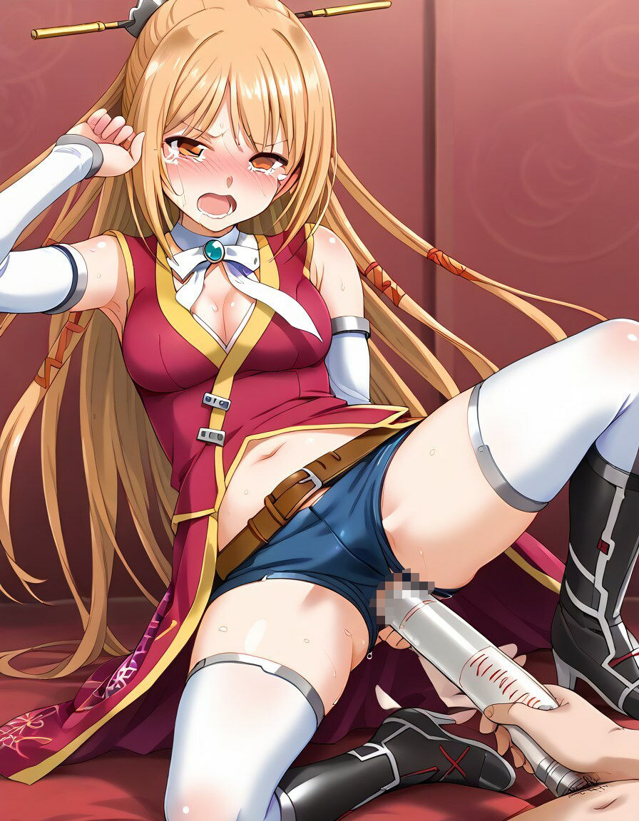 戦国乙女 浣腸、排泄させられる - サンプル画像 4