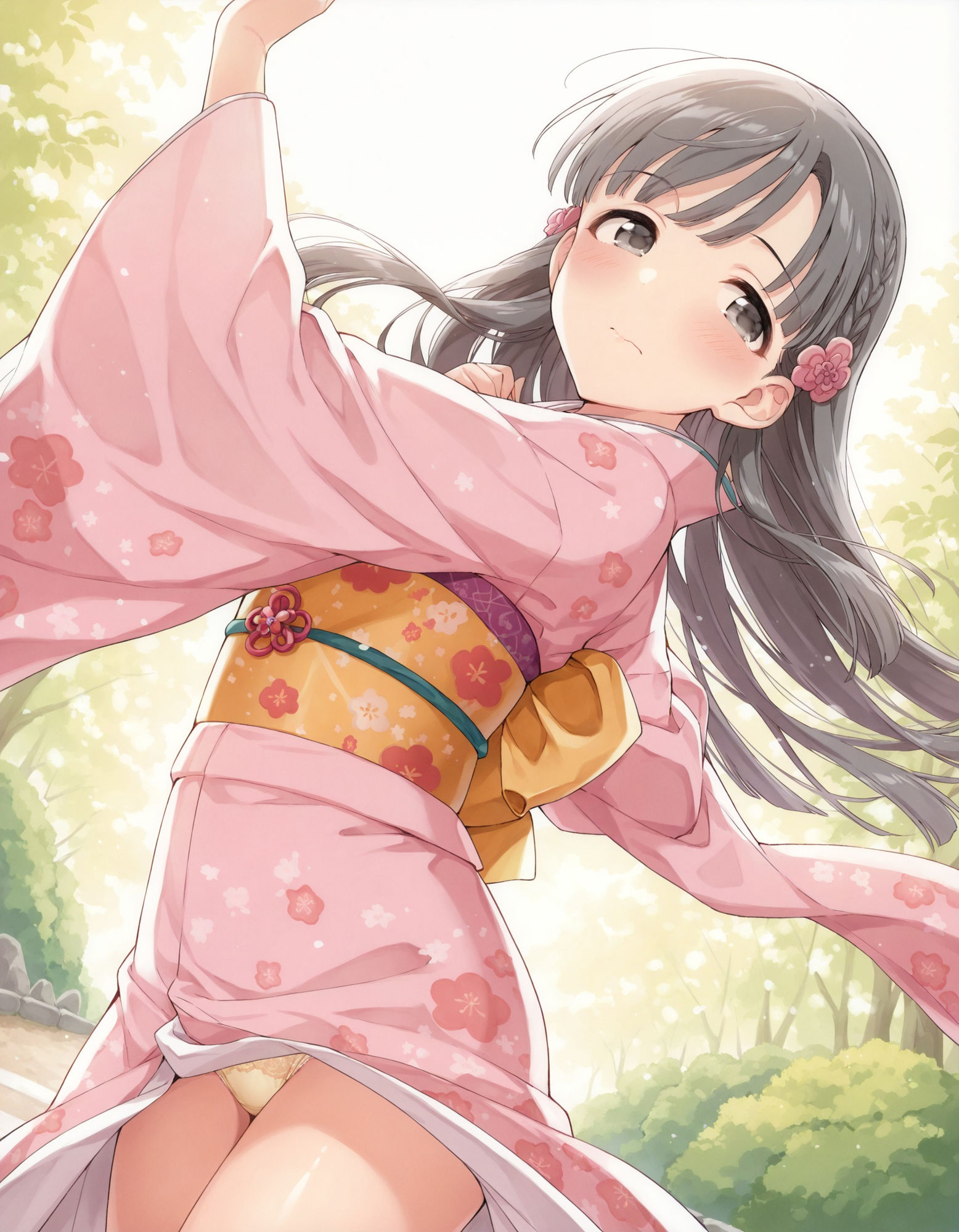 小〇川紗枝のパンチラ〜着物編〜 - サンプル画像 5