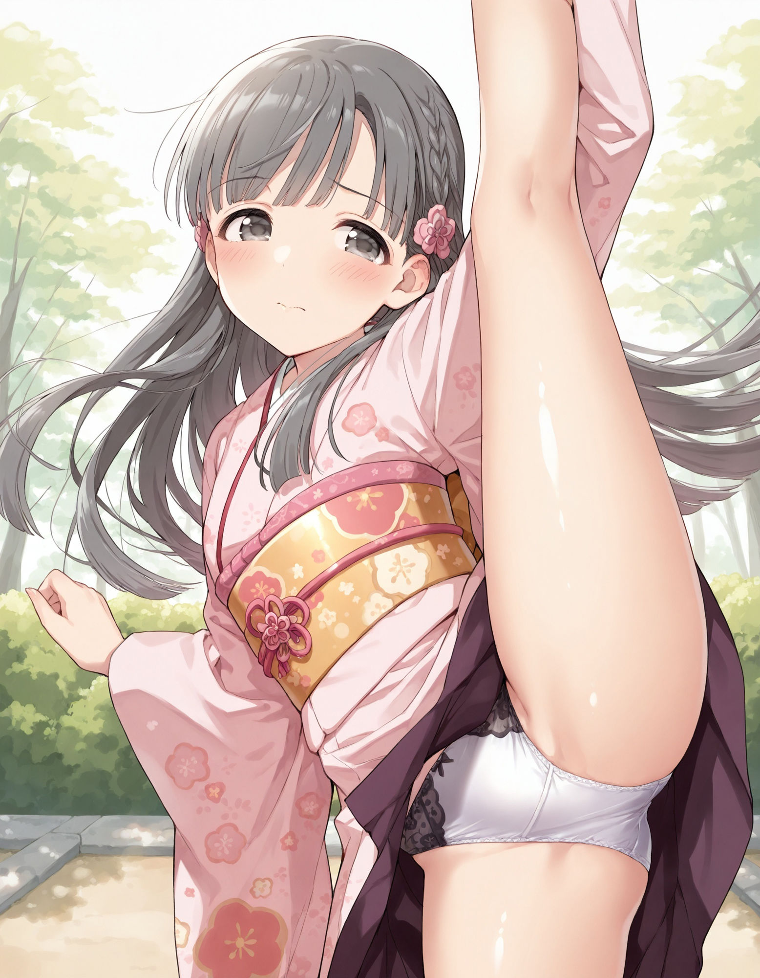 小〇川紗枝のパンチラ〜着物編〜 - サンプル画像 7
