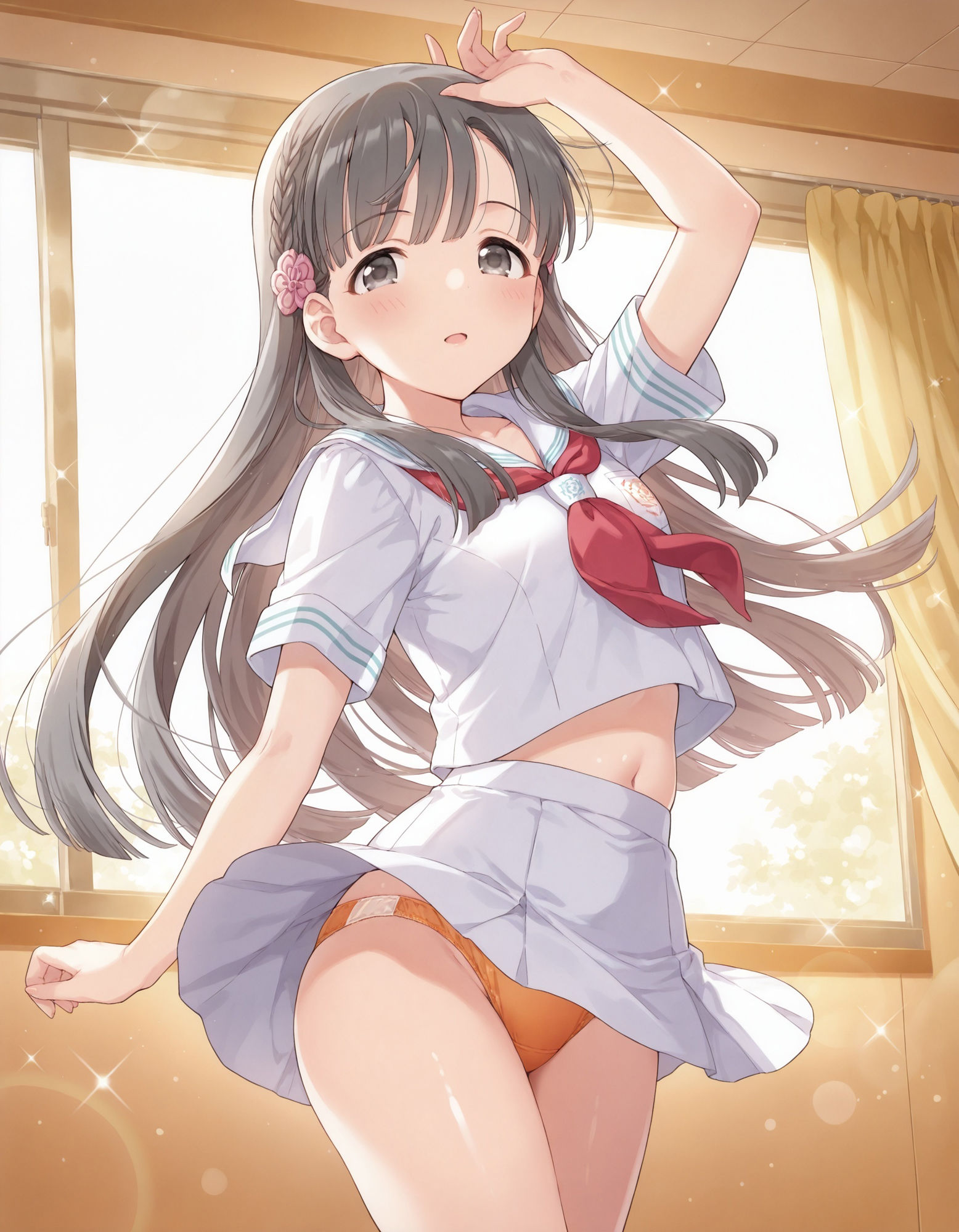 小〇川紗枝のパンチラ〜制服編〜 - サンプル画像 7