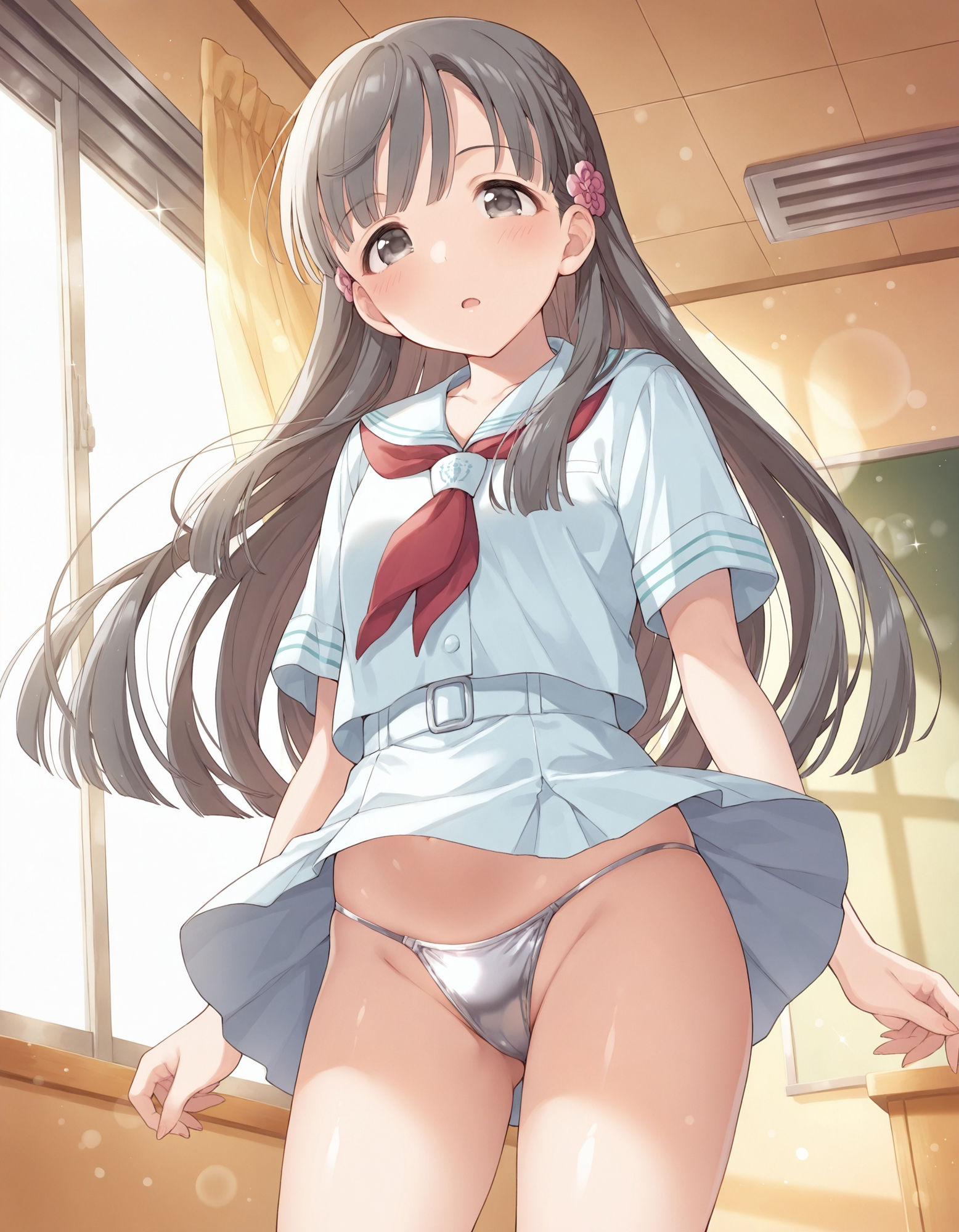 小〇川紗枝のパンチラ〜制服編〜 - サンプル画像 8