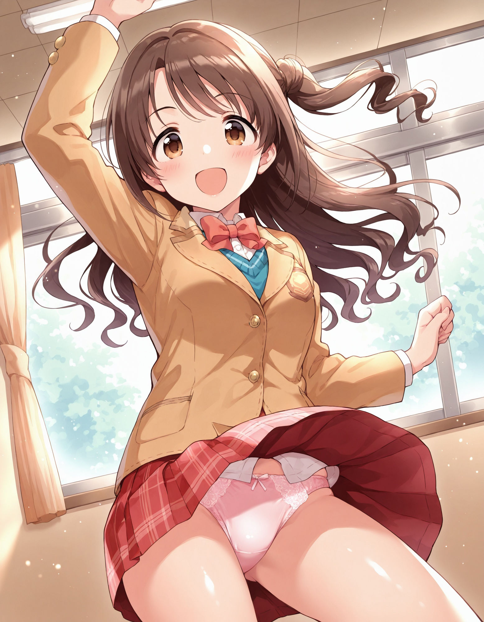 島〇卯月のパンチラ〜制服編〜 - サンプル画像 5