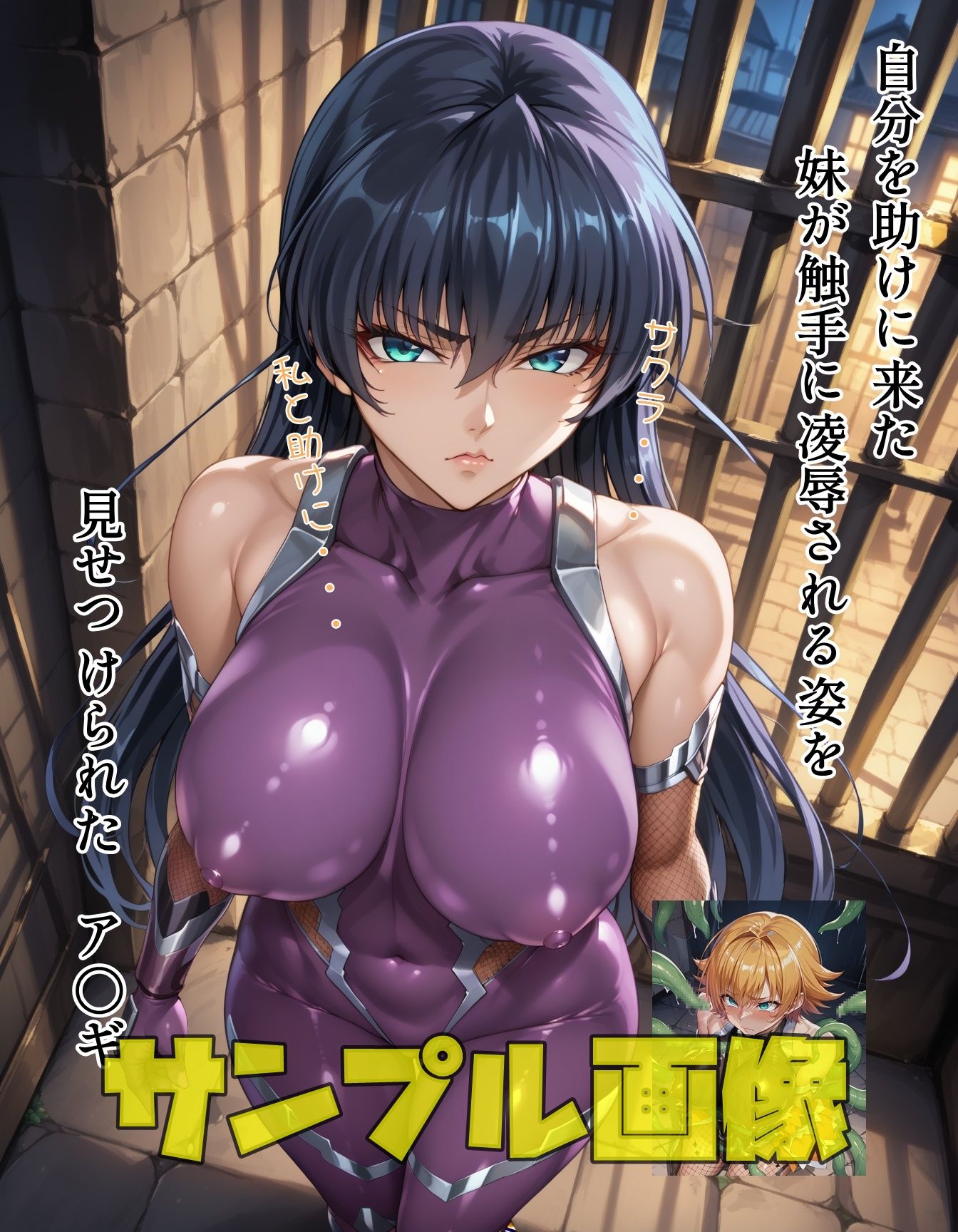 妹の身代わりになる対魔忍 - サンプル画像 1