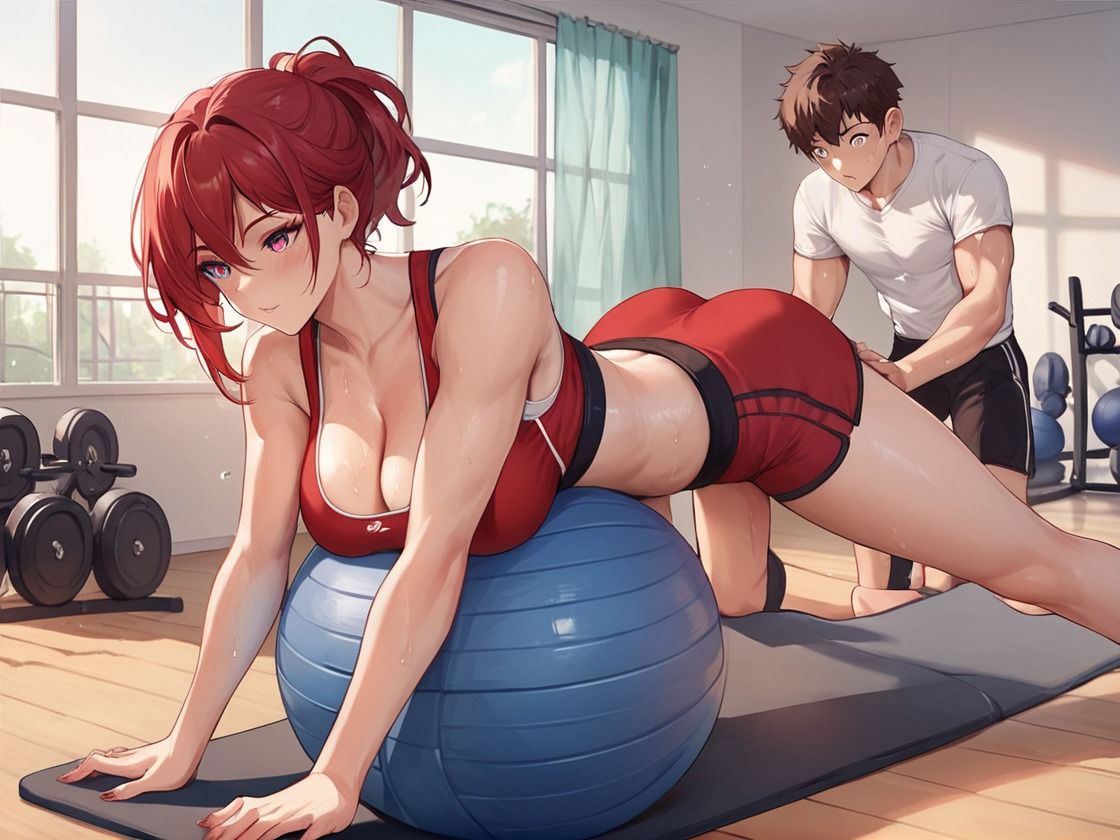 町内運動会の中年輪● 町内のセクハラ親父達の標的にされて…卑猥なトレーニングに堕ちた人妻 - サンプル画像 2