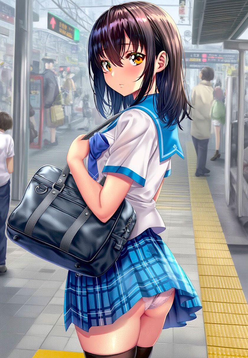 今日のおかず ストラ◯ク ザ ブラッド 姫◯ 雪菜〜電車編＆路地裏編〜 - サンプル画像 1