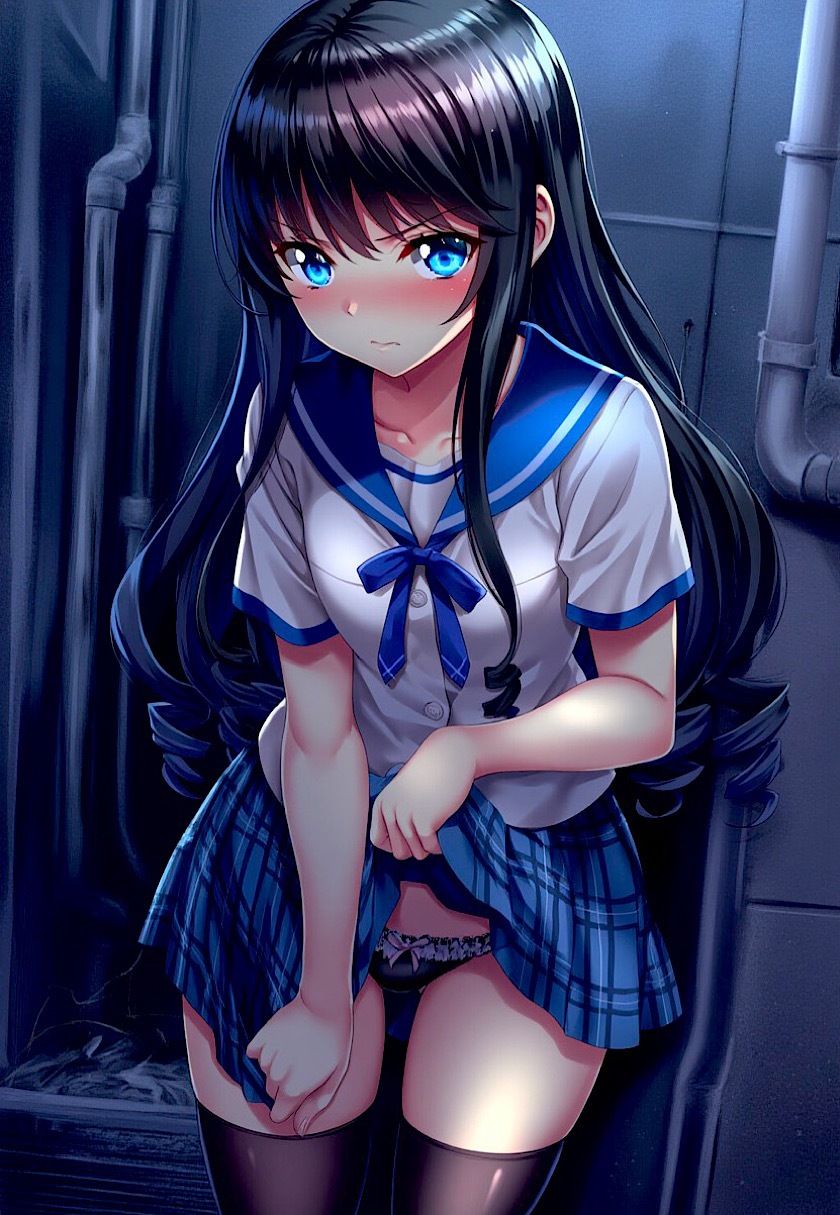 今日のおかず ストラ◯ク ザ ブラッド 南◯ 那月 （制服）〜電車編＆路地裏編〜 - サンプル画像 6