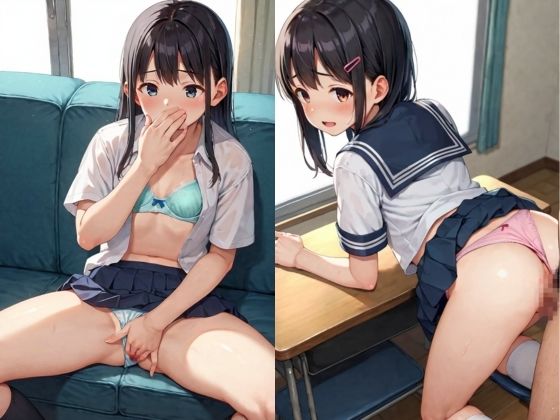 学校イチ清楚なJKの学園性活 - サンプル画像 1