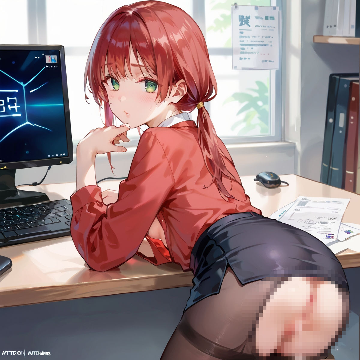 性欲を持て余したOLとデスクで秘密のまぐわひPart5 - サンプル画像 4