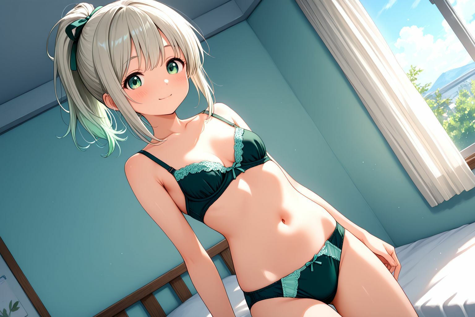 ミックスガールズコレクション  ちっぱいチアガールのエッチな応援 - サンプル画像 5