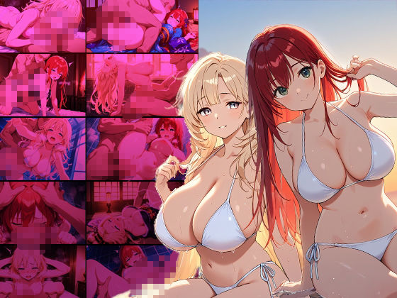 爆乳赤髪金髪グラドルが秘密撮影会で中出し交尾【4K】【450枚収録】 - サンプル画像 1