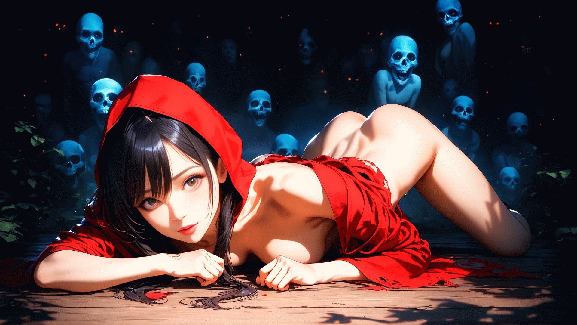 赤ずきんと淫魔の森 - サンプル画像 2