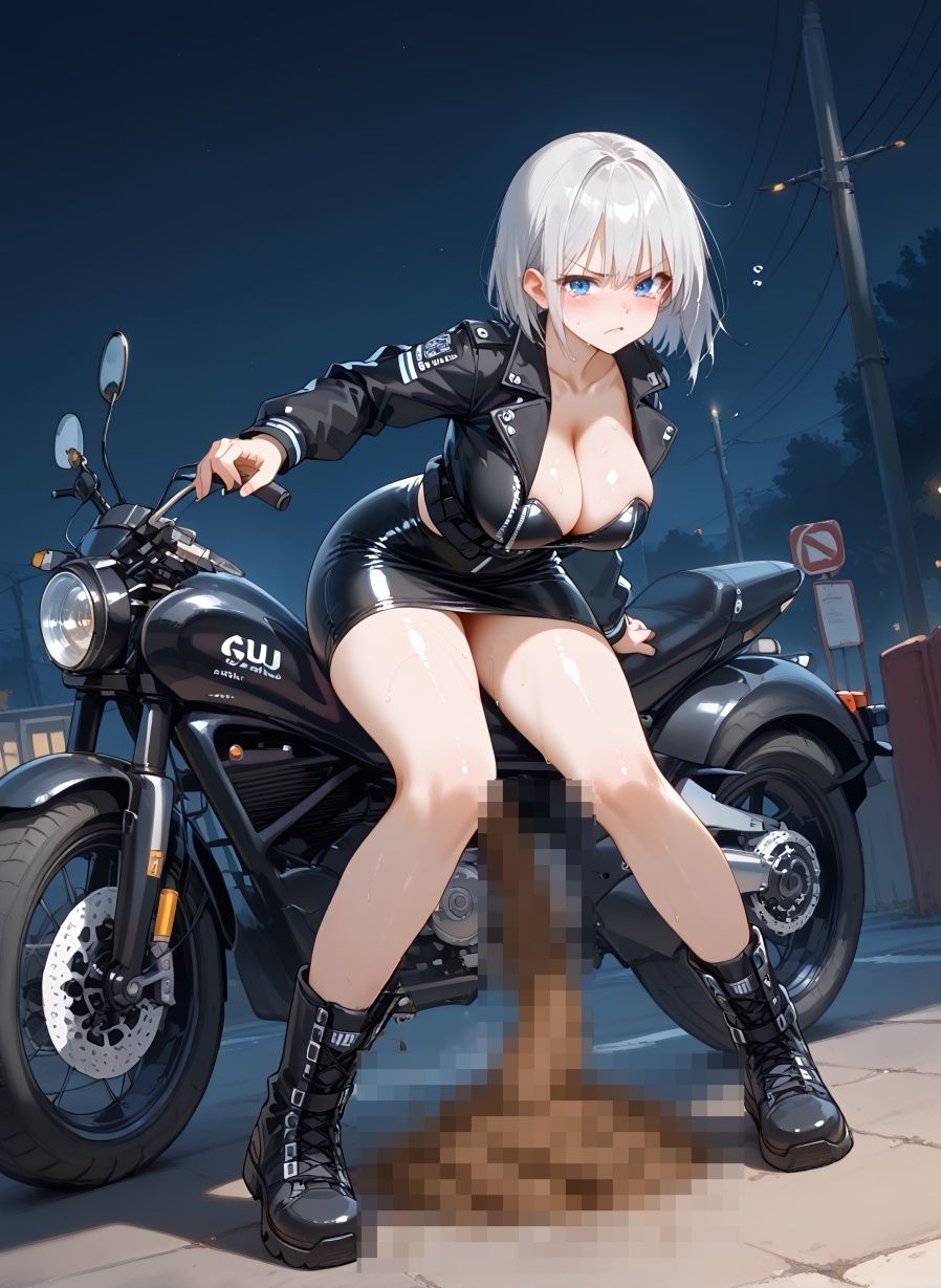 【4K・スカトロ注意】孤高のライダー’ノア’のおもらしCG集 （オリキャラ・92枚） - サンプル画像 9