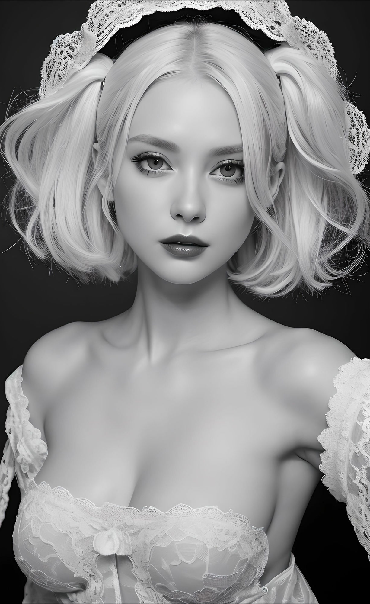 GALGALGAL モノクローム  〜美しきレースの美〜 - サンプル画像 1