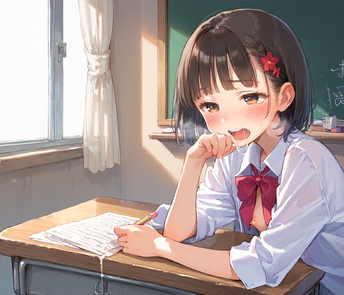 ロリコン教師に四六時中犯●れ続け調教された優等生 - サンプル画像 1