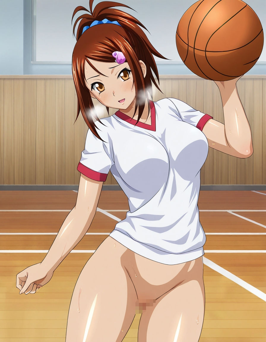 爆乳闘士の脱衣バスケ 負けたら当然罰ゲーム！【500枚】 - サンプル画像 4