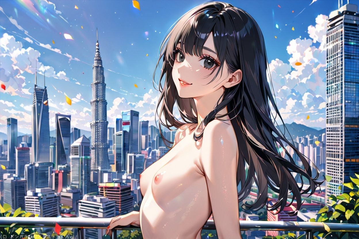 AIイラストCG集82  ザ・露出 in マレーシア  マヤ・イマニ - サンプル画像 1