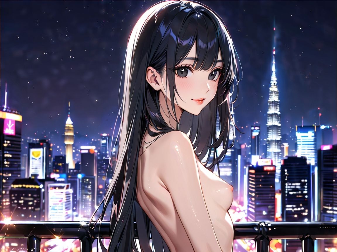AIイラストCG集82  ザ・露出 in マレーシア  マヤ・イマニ - サンプル画像 2