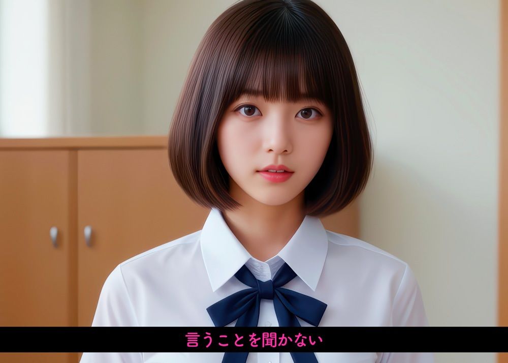 （AI動画）ナマイキな学生はこう躾けるべき - サンプル画像 1