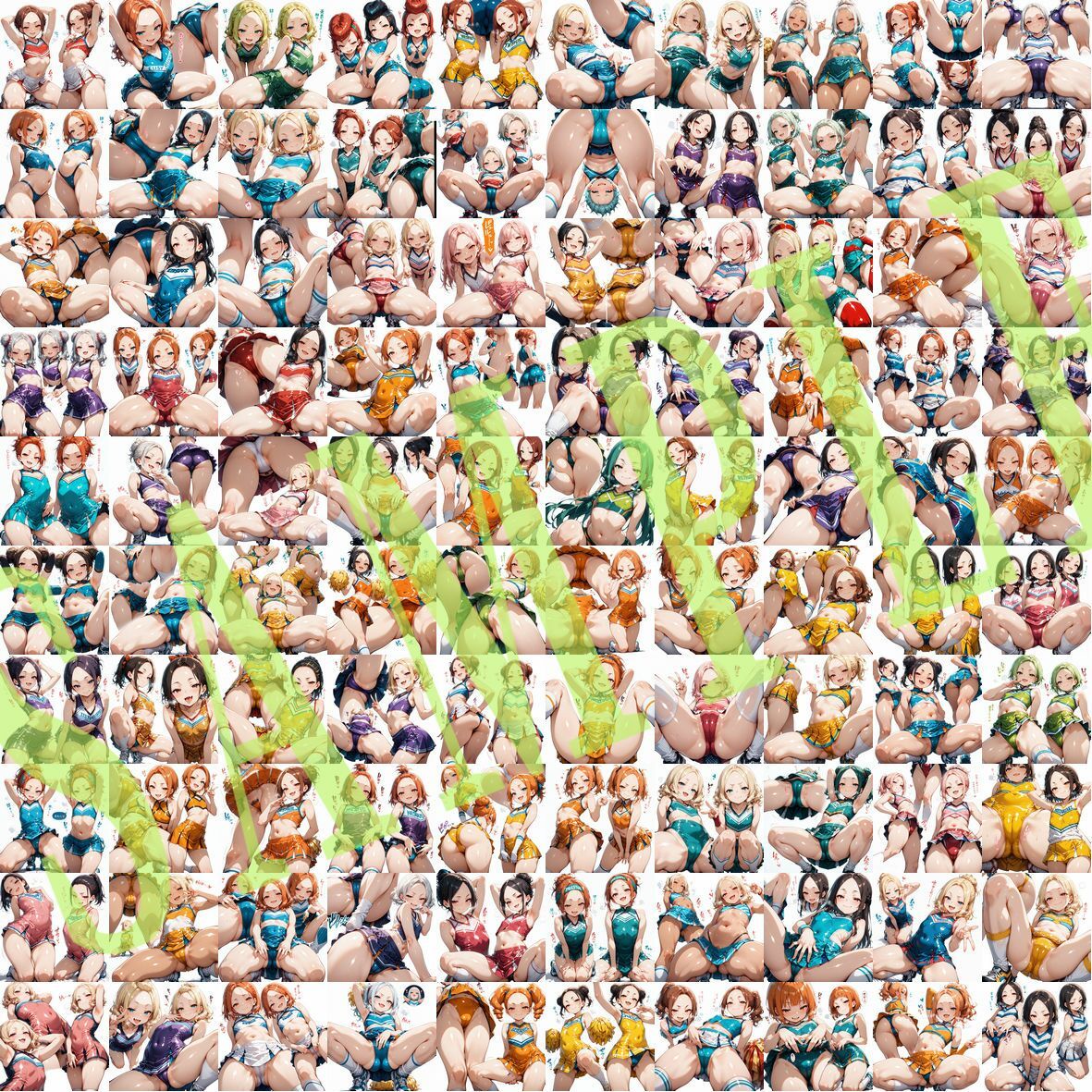 チアリーダー衣装キャラクターコレクション（Sサイズ）Vol.01 - サンプル画像 4