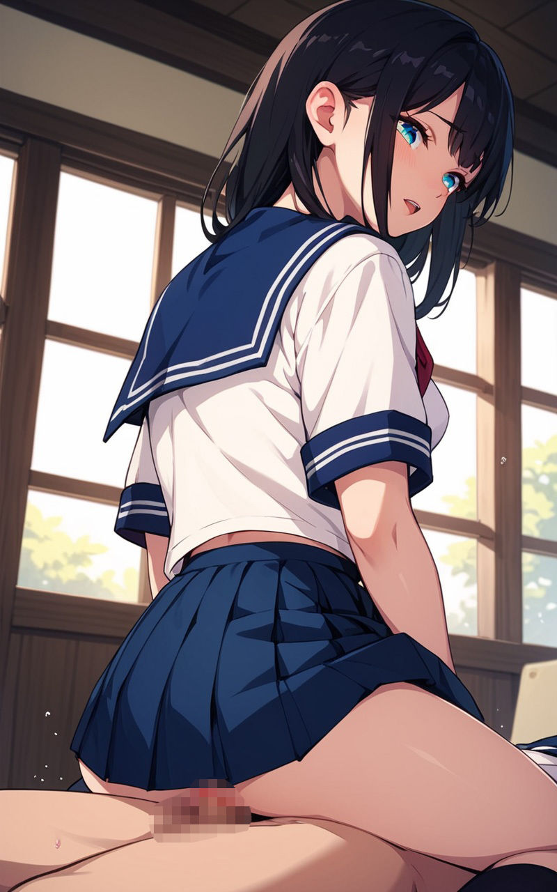 バック好き女子校生と中出しセックス - サンプル画像 5