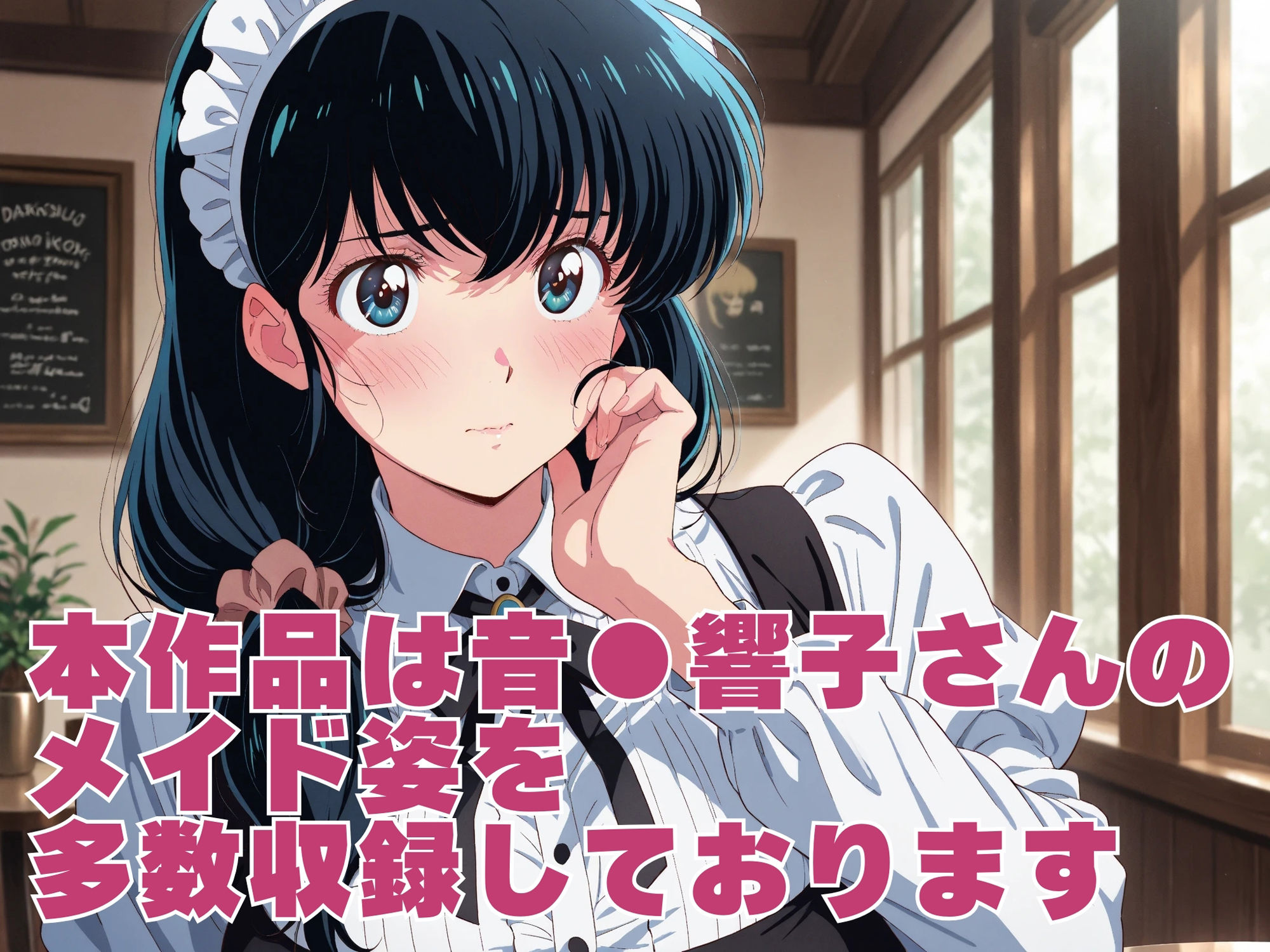 【発情ヒロイン】めぞん●刻  音●響子（管理人さん） メイド服編 - サンプル画像 1