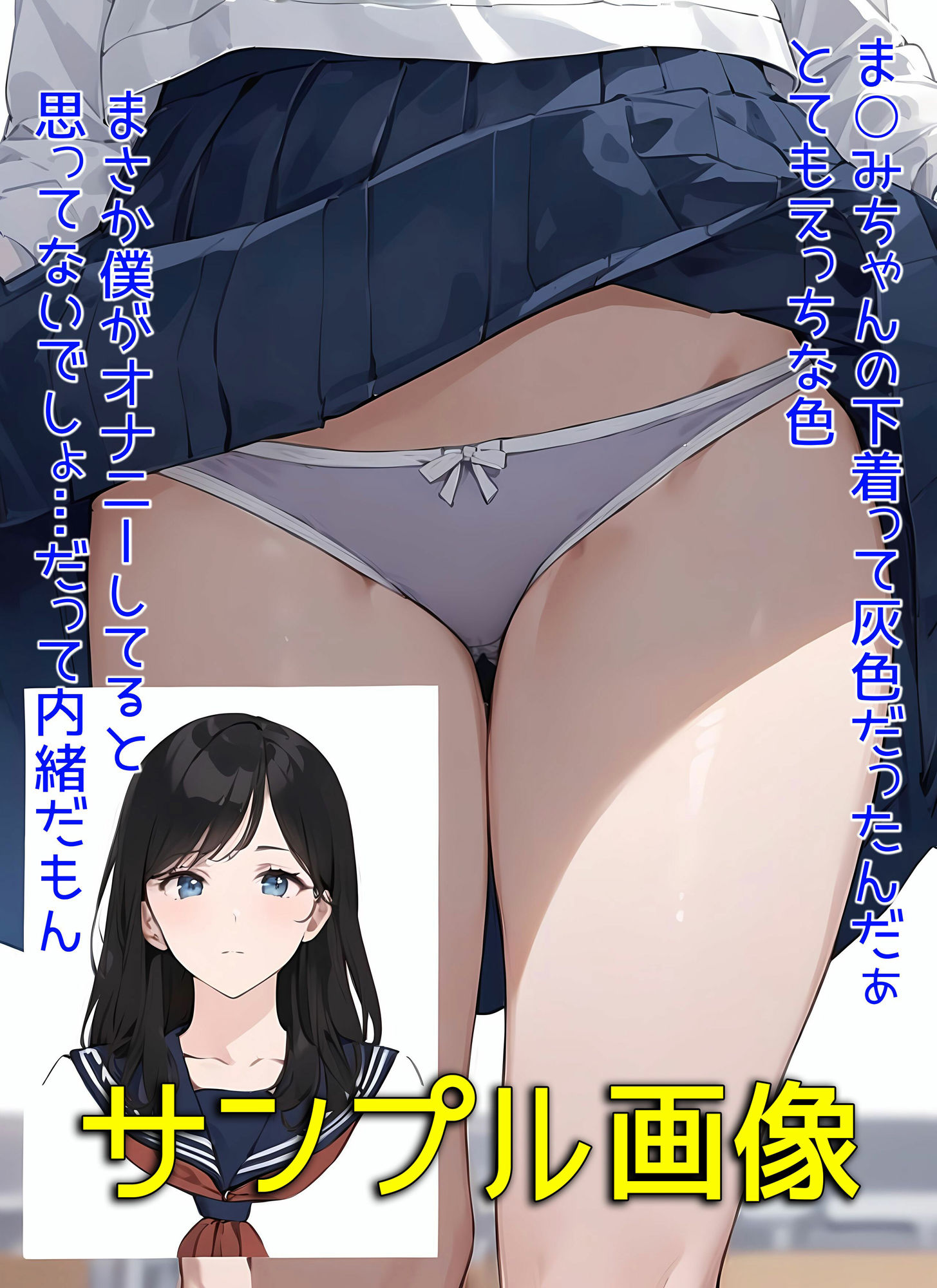 僕はクラスメイト全員の下着が見たい25  卒アル風な女子の顔の隣にパンティはえろい編 - サンプル画像 9