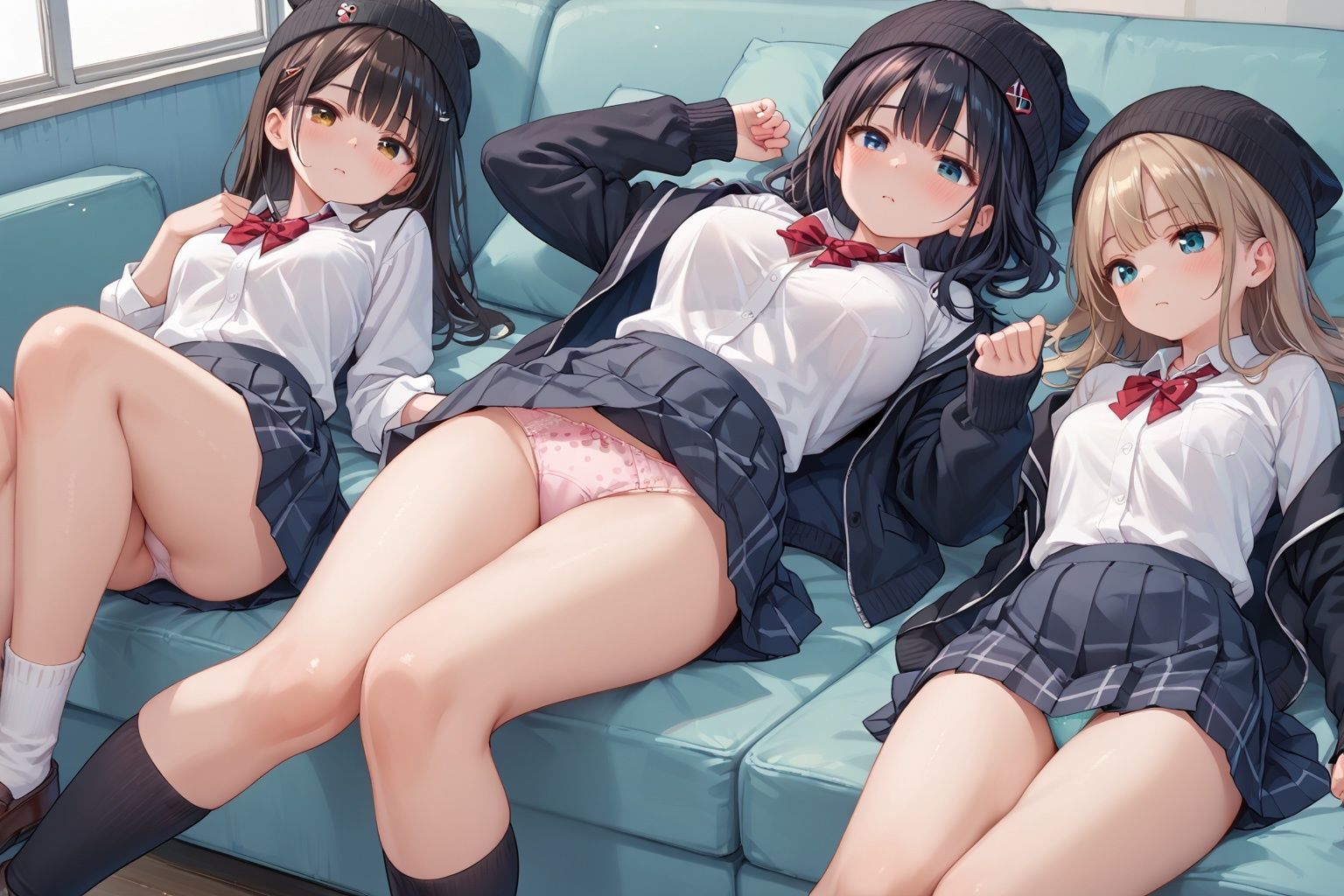 淫乱居候女子校生 - サンプル画像 1