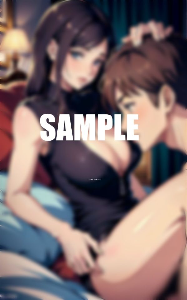 彼女の母親の我慢できない巨乳人妻は美味しいのよ - サンプル画像 5