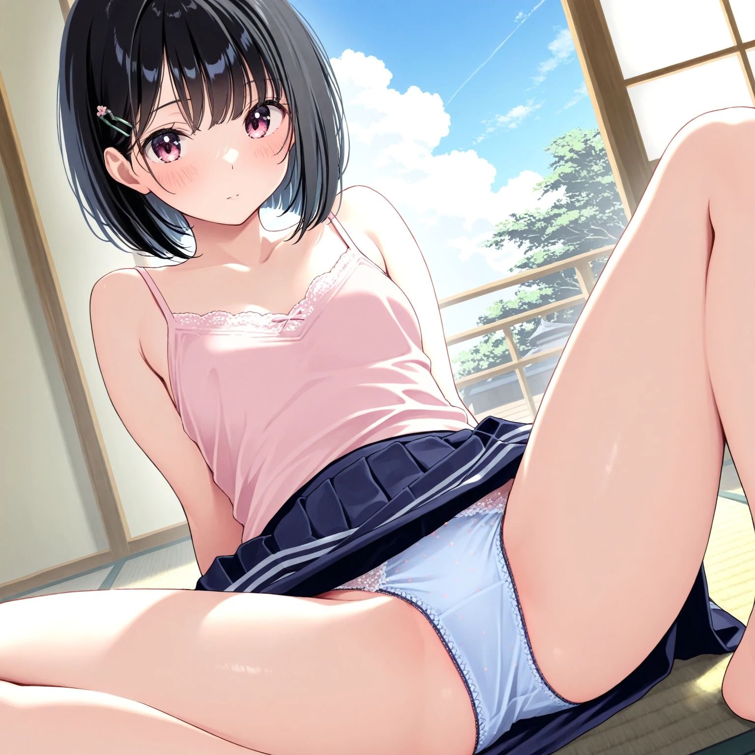 キャミソールとM字開脚パンティー（500枚） - サンプル画像 6