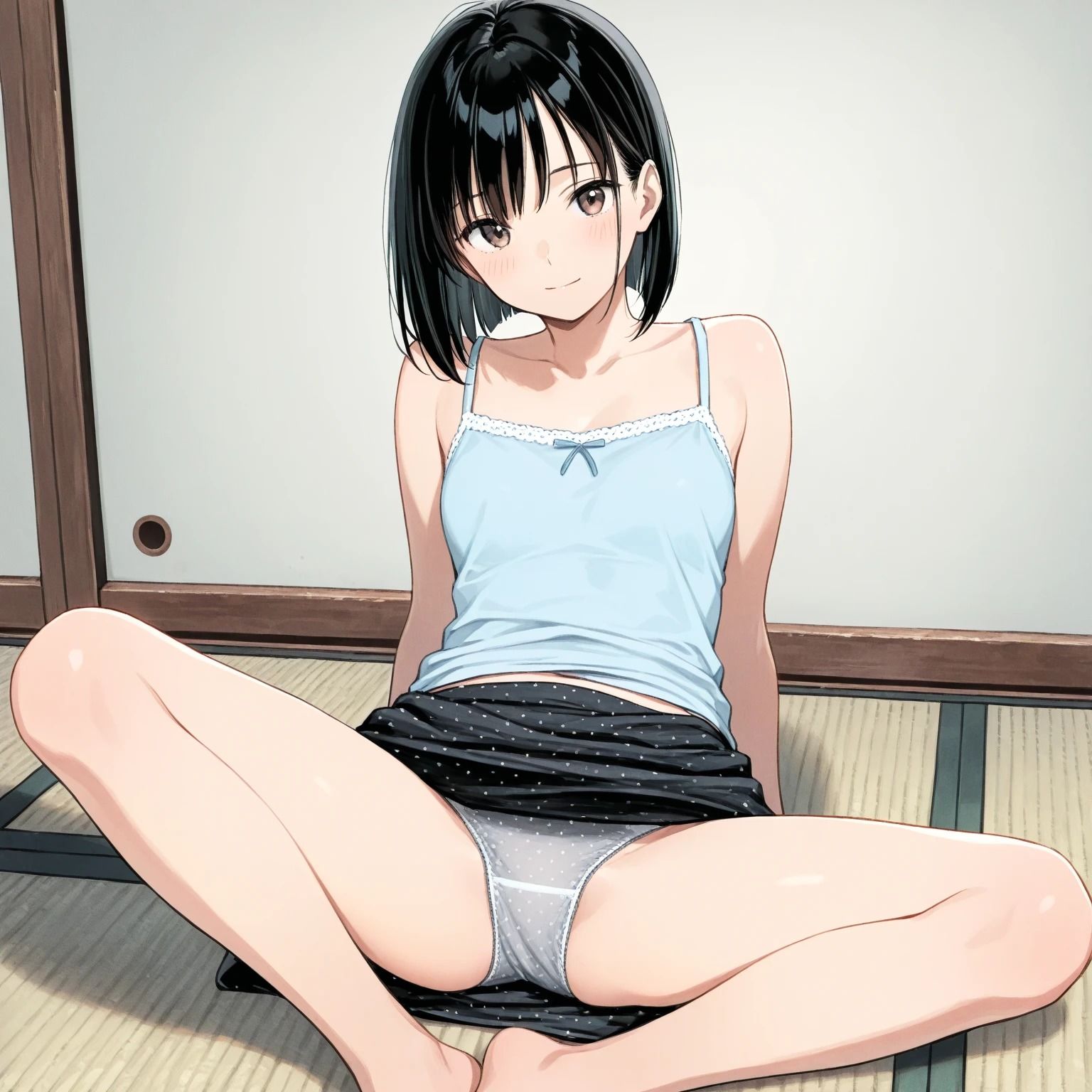 キャミソールとM字開脚パンティー（500枚） - サンプル画像 8