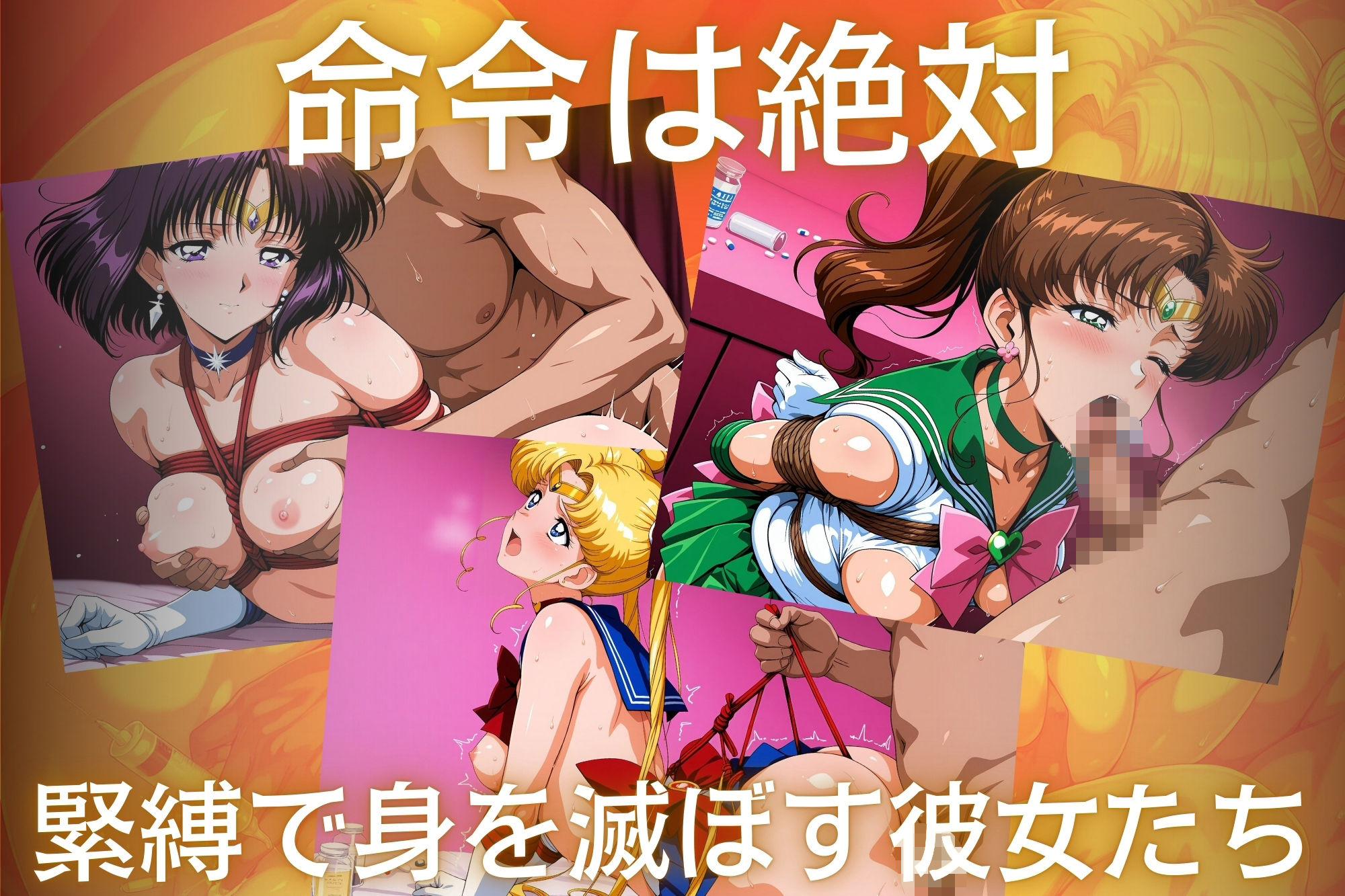 淫縄姦 〜緊縛化されたヒロイン〜 セーラー編 月・木・土 - サンプル画像 5