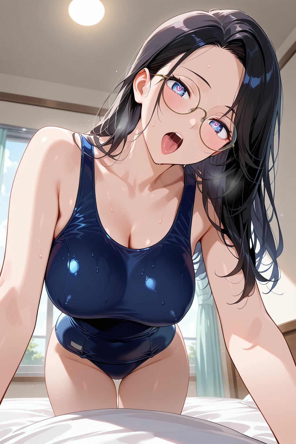 スク水種付け性活 〜人妻 編〜 241枚 - サンプル画像 1