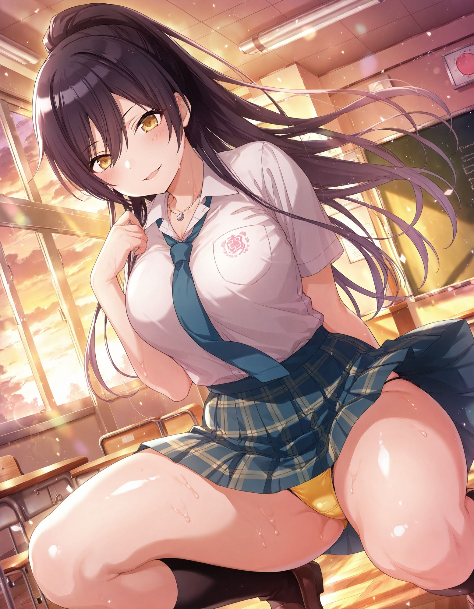 白〇咲耶のパンチラ〜制服編〜 - サンプル画像 2