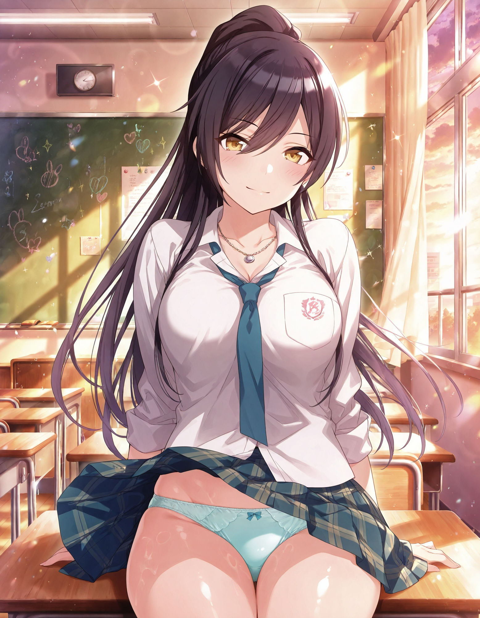 白〇咲耶のパンチラ〜制服編〜 - サンプル画像 4