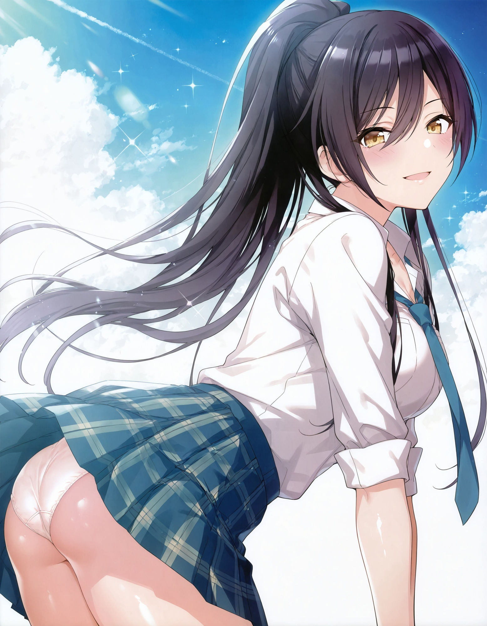 白〇咲耶のパンチラ〜制服編〜 - サンプル画像 8