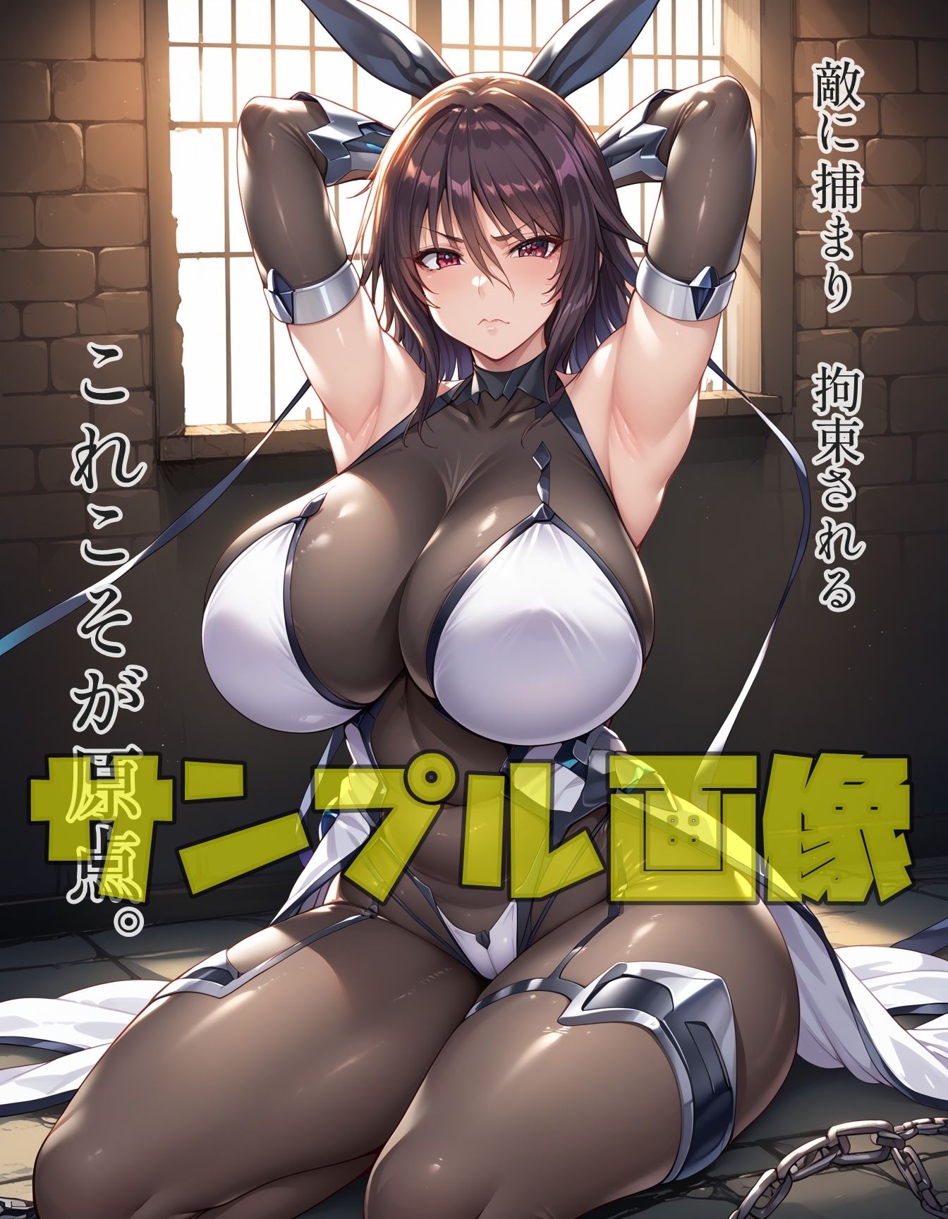 捕らわれの元祖  人妻対魔忍  前編 - サンプル画像 2