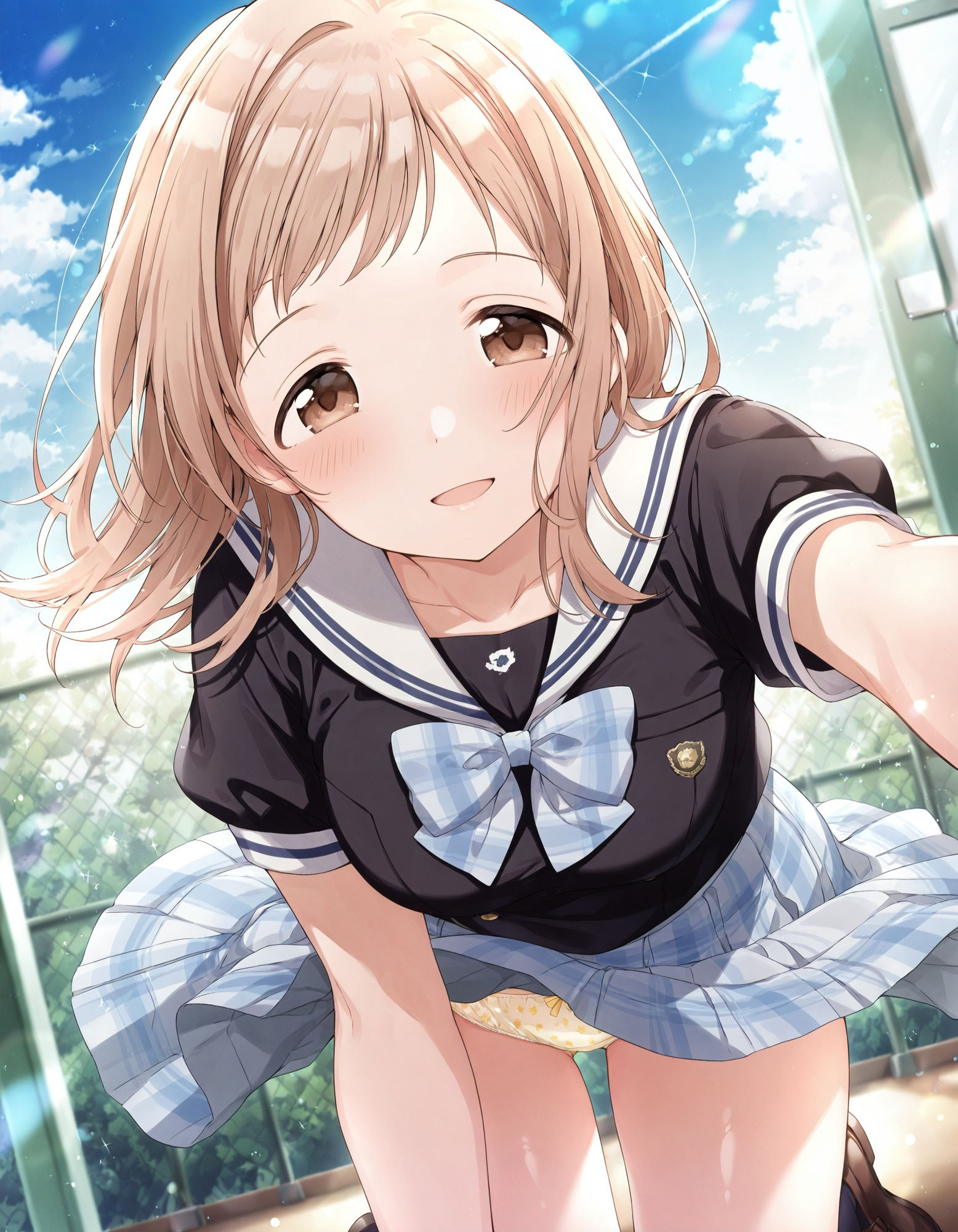櫻〇真乃のパンチラ〜制服編〜 - サンプル画像 2