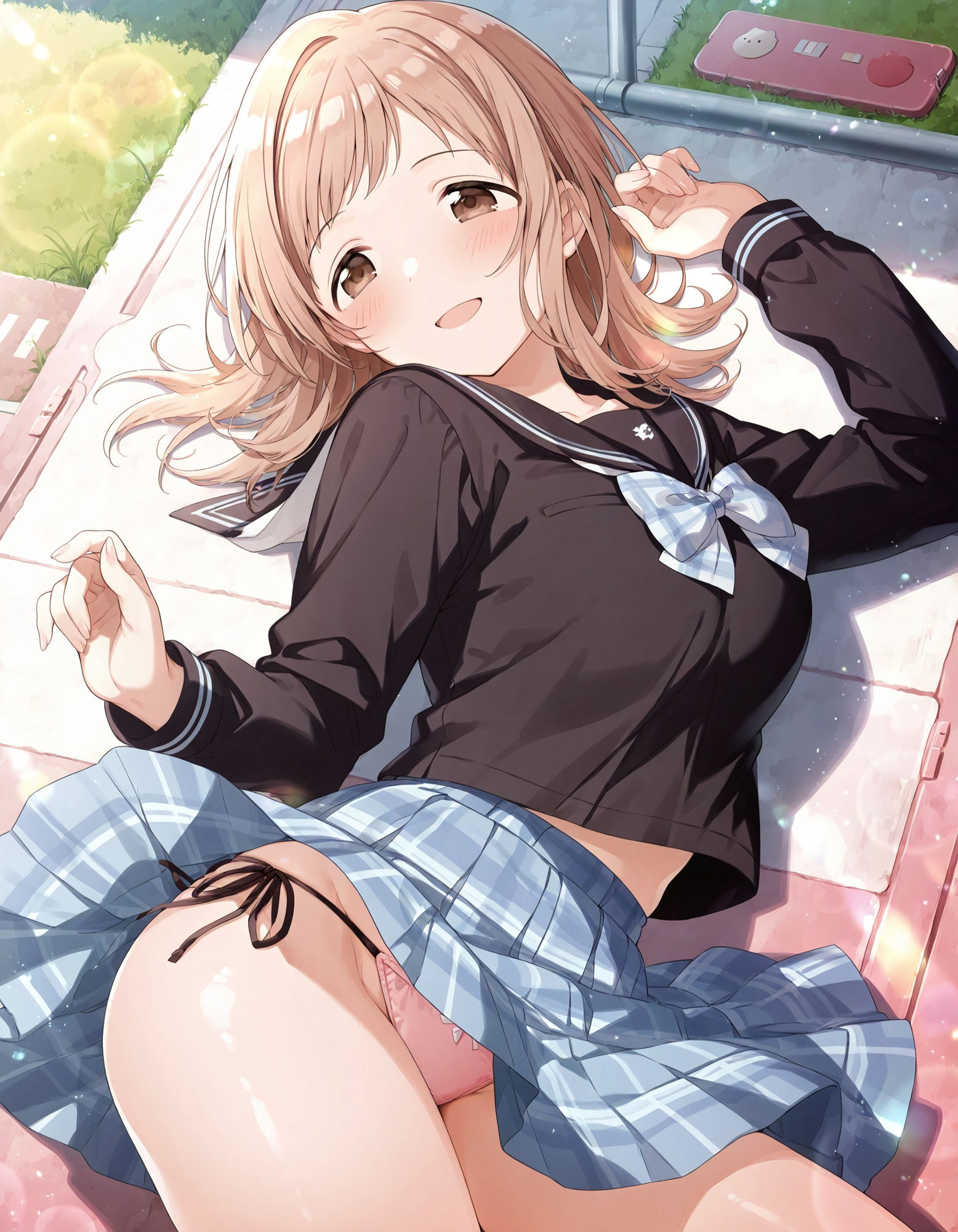 櫻〇真乃のパンチラ〜制服編〜 - サンプル画像 5