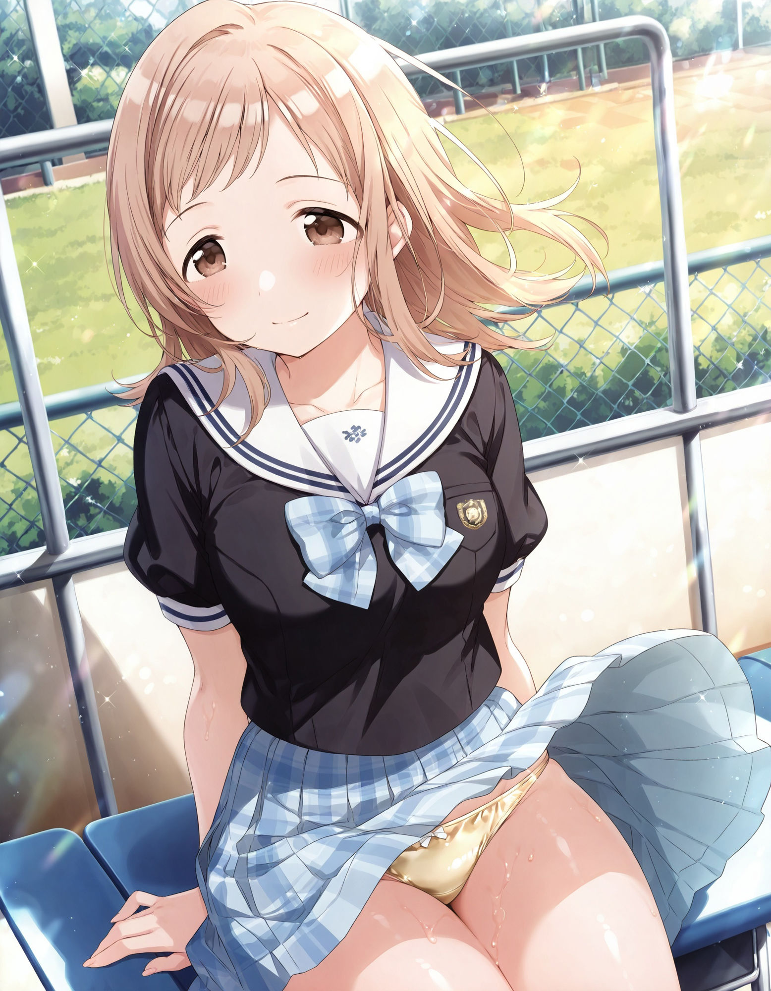 櫻〇真乃のパンチラ〜制服編〜 - サンプル画像 6